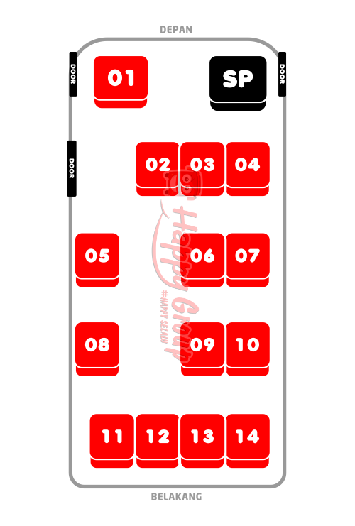 Hiace Premio - Seat 14