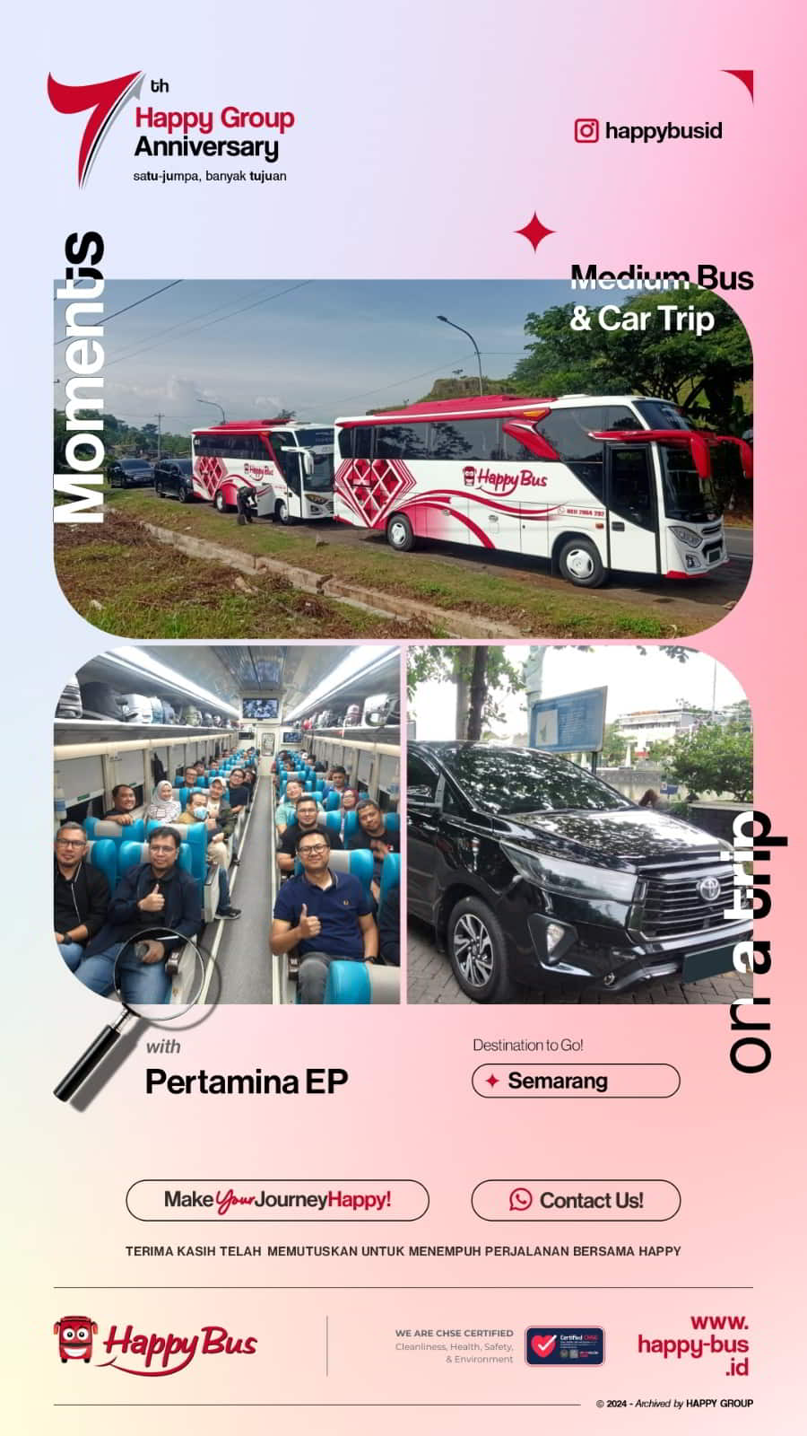 Rental Bus Pariwisata Solo oleh Pertamina EP part 2