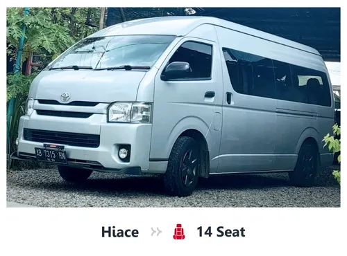 Persewaan minibus dan microbus Jogja di Happy Bus untuk 14 dan 18 orang